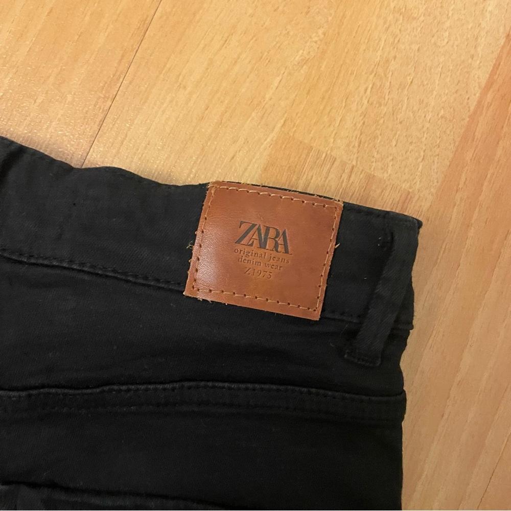 Zara Black High Waisted Skinny Jeans - US 4 - Picture 3 of 3